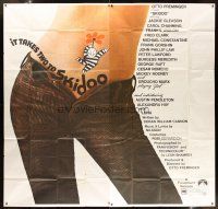 3d434 SKIDOO 6sh '69 Otto Preminger, drug comedy, sexy image of girl with pants unbuttoned!