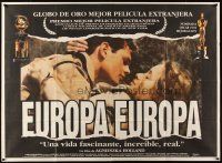 3d166 EUROPA EUROPA Argentinean 43x58 '92 Agnieszka Holland's Hitlerjunge Salomon!!