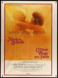 3d179 LAST TANGO IN PARIS Argentinean 43x58 '72 Marlon Brando, Maria Schneider, Bertolucci!