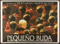 3d180 LITTLE BUDDHA Argentinean 43x58 '93 directed by Bernardo Bertolucci, Keanu Reeves as Buddha!
