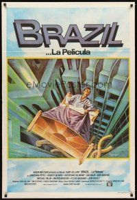 3d208 BRAZIL Argentinean '85 Terry Gilliam, cool sci-fi fantasy art by Lagarrigue!