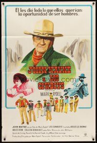 3d221 COWBOYS Argentinean '72 John Wayne gave these young boys their chance to become men!