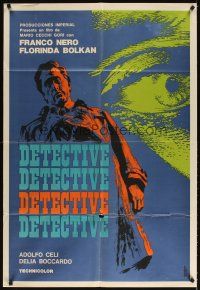 3d225 DETECTIVE BELLI Argentinean '69 Franco Nero knows all the heads & he uses all the bodies!
