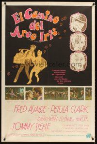 3d240 FINIAN'S RAINBOW Argentinean '68 Fred Astaire, Petula Clark, Francis Ford Coppola!