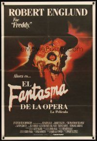 3d290 PHANTOM OF THE OPERA Argentinean '89 Robert Englund was Freddy and now he's the phantom!