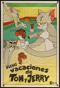3d324 TOM & JERRY Argentinean '70s wacky art of most famous cat & mouse!