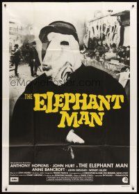 3d731 ELEPHANT MAN Italian 1p '81 John Hurt, directed by David Lynch, different image!