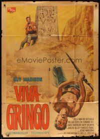 3d802 LEGACY OF THE INCAS Italian 1p '65 Georg Marischka's Das Vermachtnis des Inka, cool art!