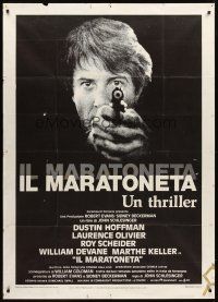 3d829 MARATHON MAN Italian 1p '76 cool image of Dustin Hoffman, John Schlesinger classic thriller!