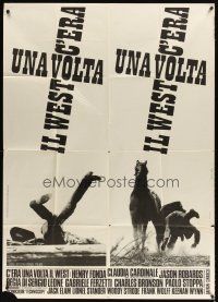 3d846 ONCE UPON A TIME IN THE WEST Italian 1p '68 Sergio Leone, completely different image!