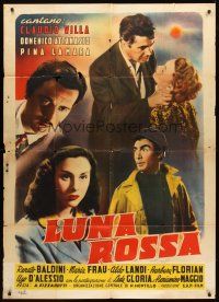 3d864 RED MOON Italian 1p '51 Armando Fizzarotti's Luna Rossa, montage of top stars!