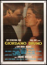 3d871 REVOLT OF THE CITY Italian 1p '73 Gian Maria Volonte, Giordano Bruno, c/u of lovers!