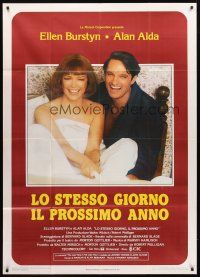 3d876 SAME TIME NEXT YEAR Italian 1p '79 Ellen Burstyn & Alda married to others but have affair!