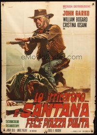 3d879 SARTANA KILLS THEM ALL Italian 1p '71 spaghetti western art of Gianni Garko by P. Franco!