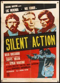 3d890 SILENT ACTION Italian 1p '75 Luc Merenda, Mel Ferrer, Tomas Milan, directed by Sergio Martino