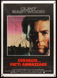 3d903 SUDDEN IMPACT Italian 1p '84 Clint Eastwood is at it again as Dirty Harry, great image!