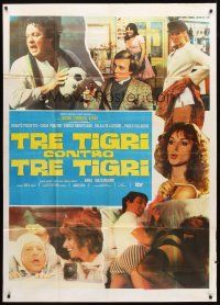 3d915 THREE TIGERS AGAINST THREE TIGERS Italian 1p '77 directed by Sergio Corbucci and Steno!