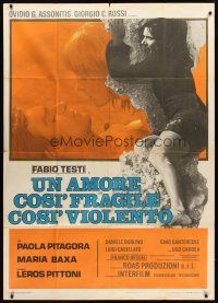 3d923 UN AMORE COSI FRAGILE, COSI VIOLENTO Italian 1p '73 Fabio Testi, Italian romance!