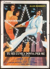 3d073 FIGLIO DELLE STELLE Italian 2p '79 art of musician Alan Sorrenti by Averardo Ciriello!