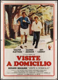 3d083 HOUSE CALLS Italian 2p '78 Walter Matthau, Glenda Jackson, a funny love story!