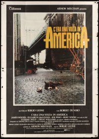 3d101 ONCE UPON A TIME IN AMERICA Italian 2p '84 Robert De Niro, James Woods, Sergio Leone!