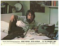3e171 ALL THE PRESIDENT'S MEN 11x14 still #6 '76 c/u of Dustin Hoffman as Bob Woodward on phone!