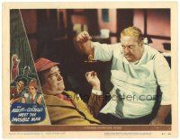 3e149 ABBOTT & COSTELLO MEET THE INVISIBLE MAN LC #4 '51 Paul Maxey tries to hypnotize Lou!