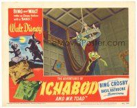 3e157 ADVENTURES OF ICHABOD & MISTER TOAD LC #5 '49 Disney, Mr. Toad hanging from chandelier!