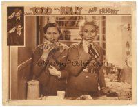 3e165 AIR FRIGHT LC '33 wacky Patsy Kelly eats entire chicken while Thelma Todd eats only a wing!