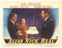 3e167 ALIAS NICK BEAL LC #6 '49 Ray Milland must murder Thomas Mitchell for Audrey Totter's love!