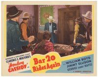 3e192 BAR 20 RIDES AGAIN LC R49 William Boyd as Hopalong Cassidy busts bad guys gambling at poker!