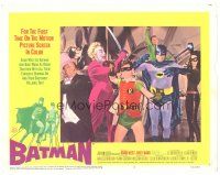 3e196 BATMAN LC #8 '66 DC Comics, great image of Adam West & Burt Ward w/villains!