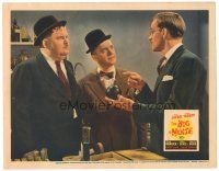 3e215 BIG NOISE LC '44 Stan Laurel & Oliver Hardy stare at Arthur Space holding bomb in his hand!