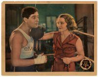3e216 BIG TIMER LC '32 pretty Constance Cummings punches boxer Ben Lyon in boxing ring!