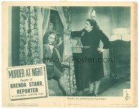 3e237 BRENDA STARR REPORTER chapter 12 LC '45 Joan Woodbury sneaks in through the back window!