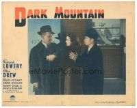 3e334 DARK MOUNTAIN LC #3 '44 Regis Toomey with gun grabs Ellen Drew from Elisha Cook Jr.!
