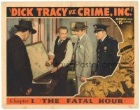 3e357 DICK TRACY VS. CRIME INC. chapter 1 LC '41 Ralph Morgan shows Ralph Byrd where to go on map!