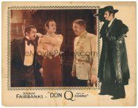 3e370 DON Q SON OF ZORRO LC '25 Warner Oland laughs as Douglas Fairbanks grabs Jean Hersholt 's nose