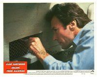 3e391 ESCAPE FROM ALCATRAZ LC #5 '79 super close up of Clint Eastwood passing notes in prison!