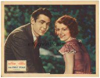 3e402 FIRST YEAR LC '32 great close up smiling portrait of Janet Gaynor & Charles Farrell!