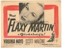 3e054 FLAXY MARTIN TC '49 sexy Virginia Mayo is a bad girl with a heart of ice!