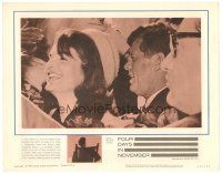 3e411 FOUR DAYS IN NOVEMBER LC #7 '64 great close up of President John F. Kennedy & Jackie O.!