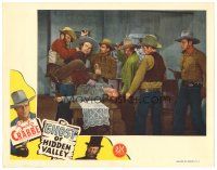 3e434 GHOST OF HIDDEN VALLEY LC '46 Fuzzy stops bad guy with gun from beating up Buster Crabbe!