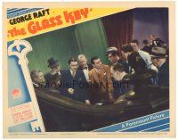 3e443 GLASS KEY LC '35 George Raft in crowd of men, written by Dashiell Hammett!
