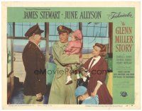 3e445 GLENN MILLER STORY LC #2 '54 James Stewart & June Allyson with their two small children!