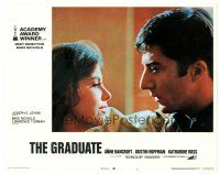 3e454 GRADUATE LC #1 R72 romantic close up of Dustin Hoffman & pretty Katharine Ross!