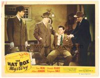 3e473 HAT BOX MYSTERY LC #8 '46 three bad guys have detective Tom Neal bound in their hideout!