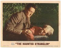 3e475 HAUNTED STRANGLER LC #2 '58 Anthony Dawson discovers Boris Karloff in the midst of searching!