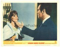 3e517 INSIDE DAISY CLOVER LC #3 '66 Christopher Plummer touches bad girl Natalie Wood's chin!