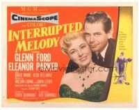 3e063 INTERRUPTED MELODY TC '55 Glenn Ford, Eleanor Parker as opera singer Melody Lawrence!